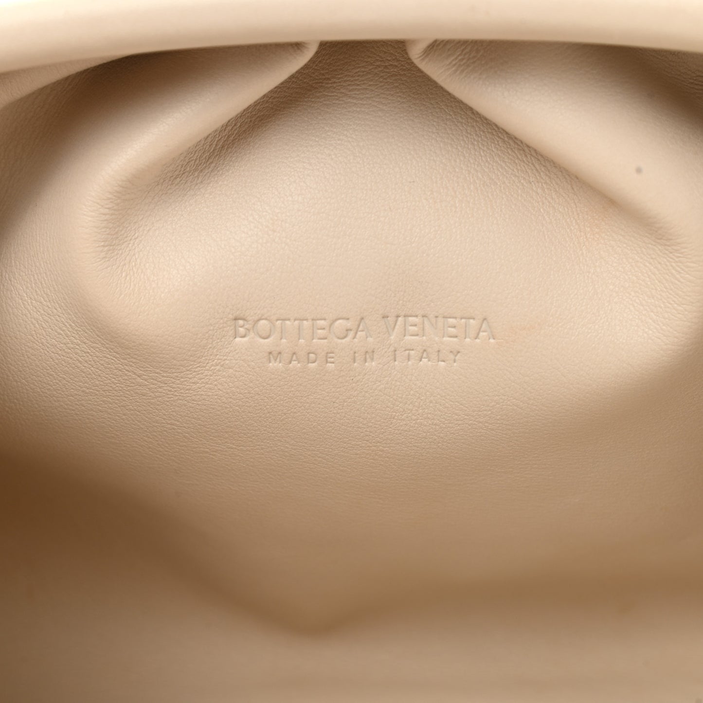 Smooth Butter Calf The Pouch Oversized Clutch Plaster