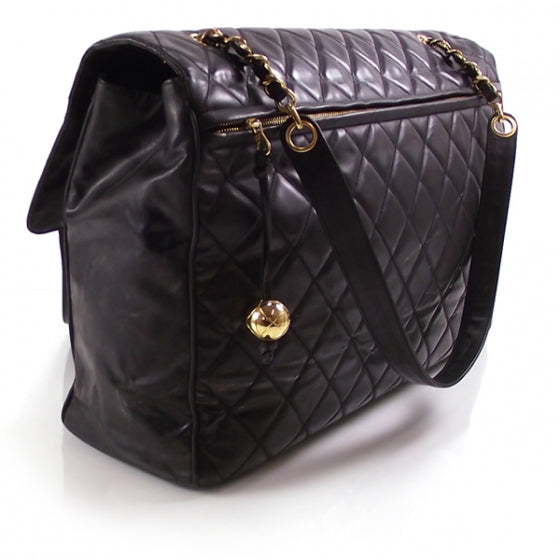 Chanel Vinyl XXL Jumbo Maxi Flap Bag 3 of 13