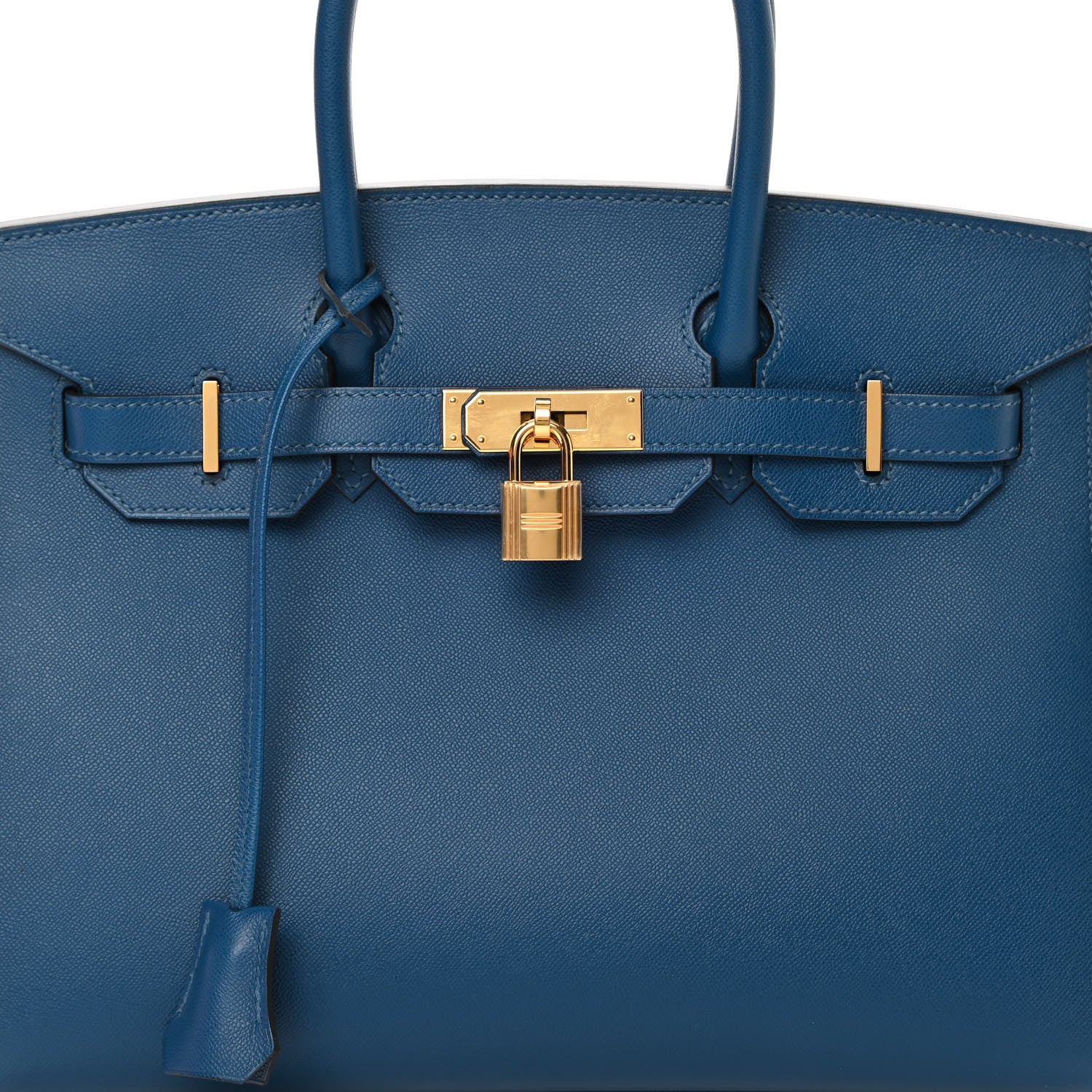 Hermes Madame Calfskin Birkin Sellier 30 Deep Blue 8 of 12
