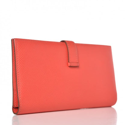 Hermes Epsom Bearn Wallet Rose Jaipur 12 of 18
