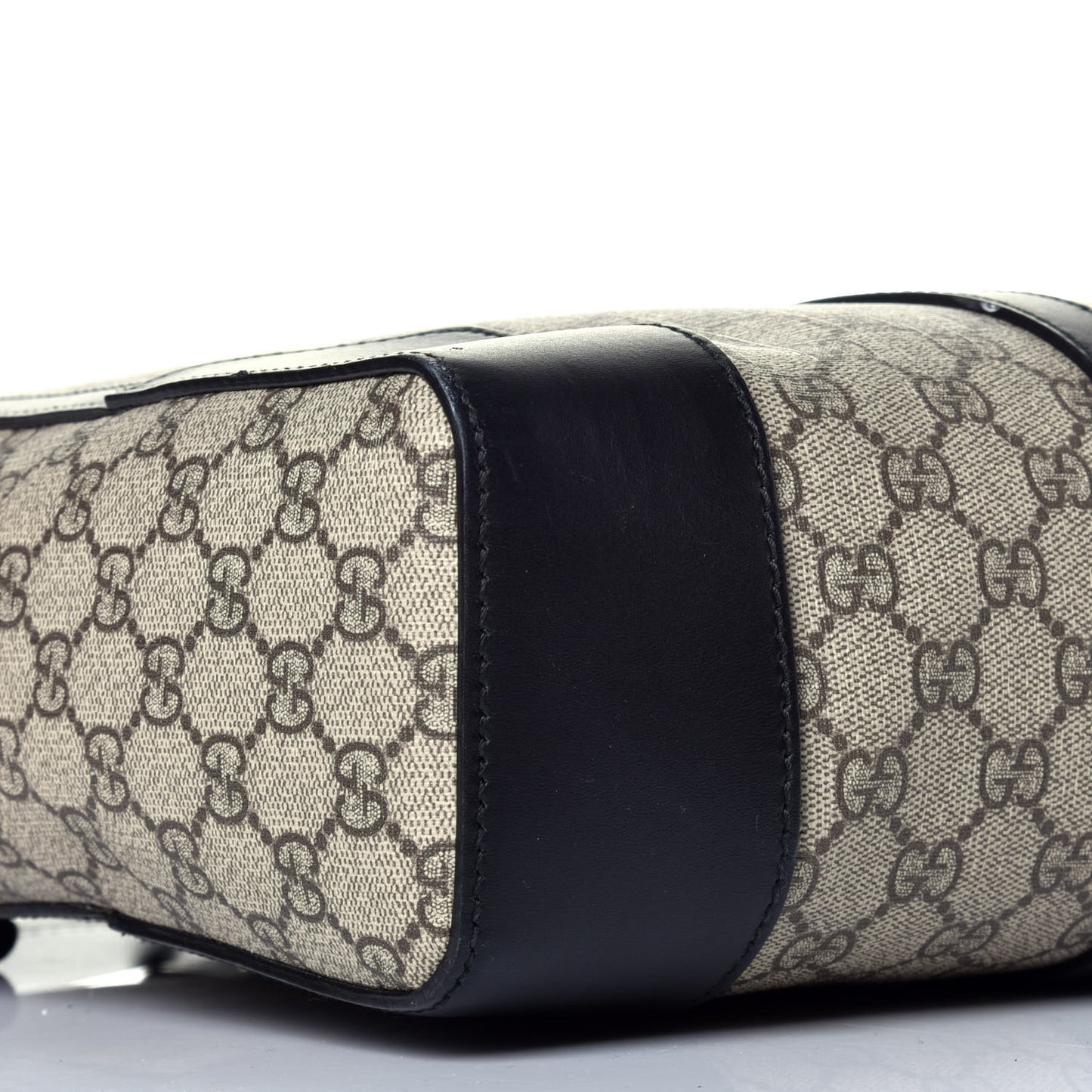 GG Supreme Monogram Eden Briefcase Black