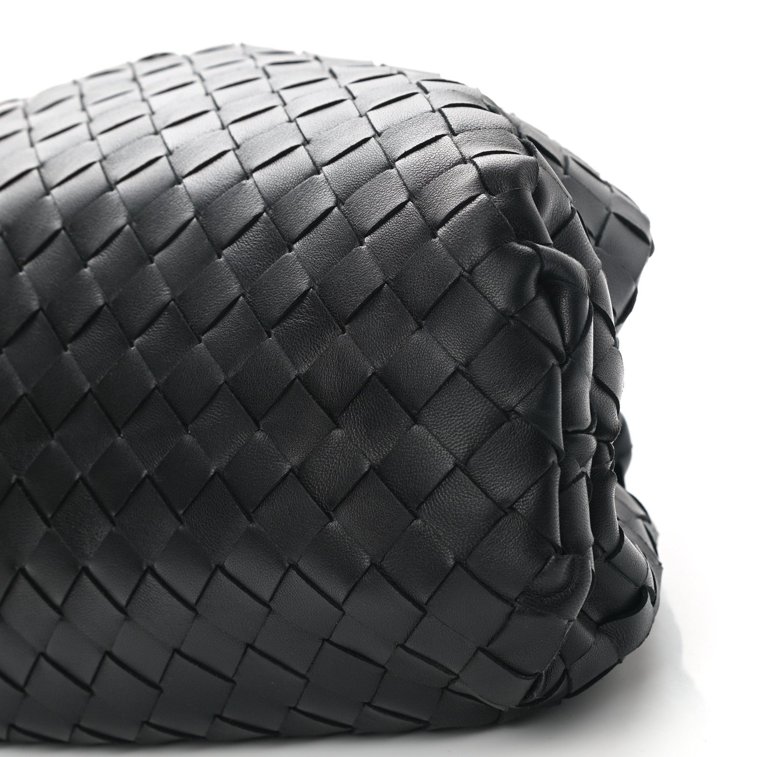 Bottega Veneta Nappa Maxi Intreccio The Pouch Oversized Clutch Black 11 of 11