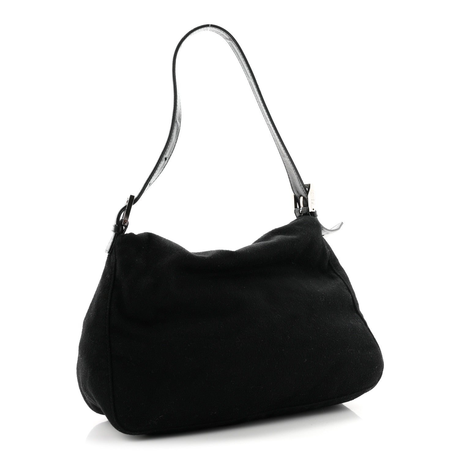Fendi Wool Mama Baguette Black 3 of 9
