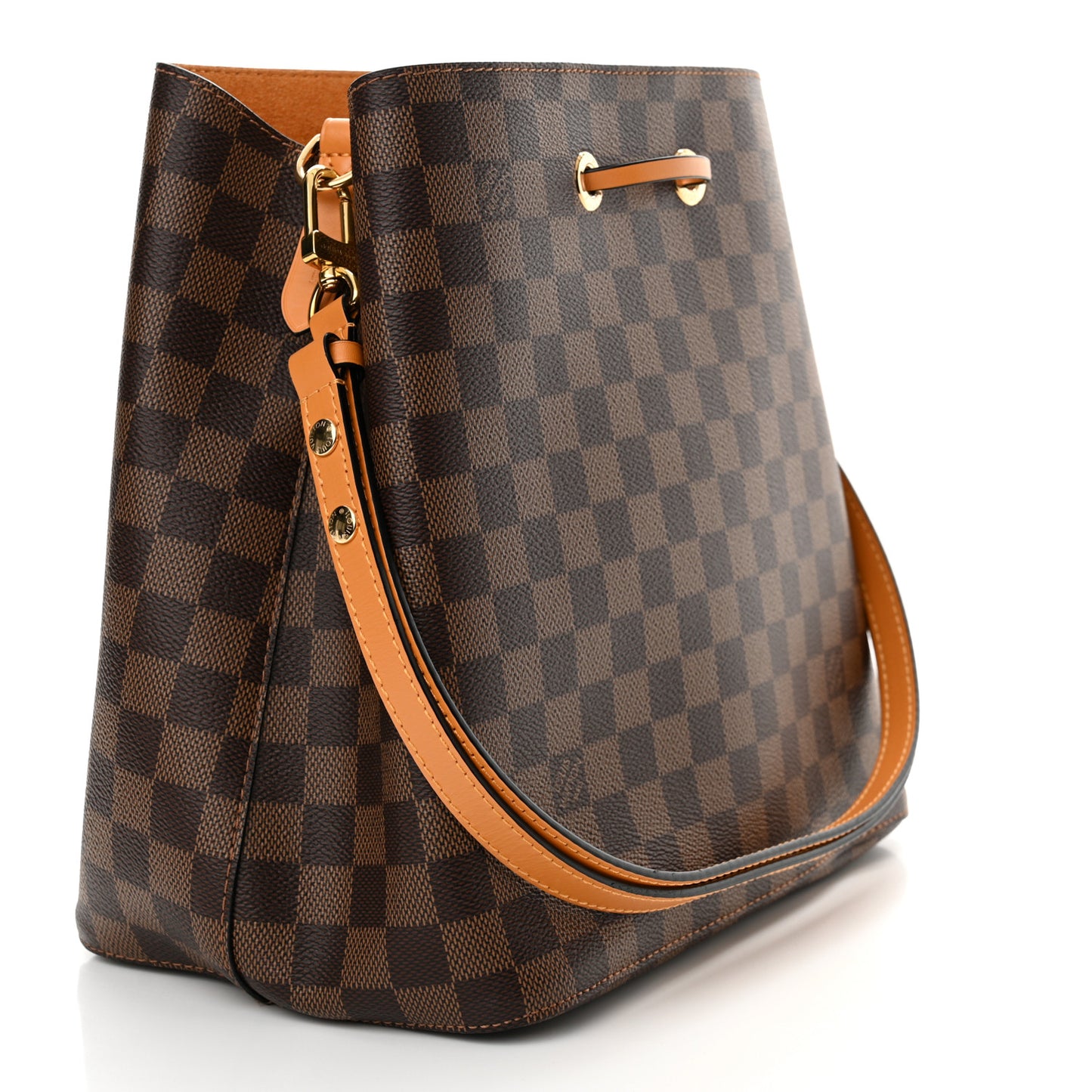 Damier Ebene Neonoe MM Safran