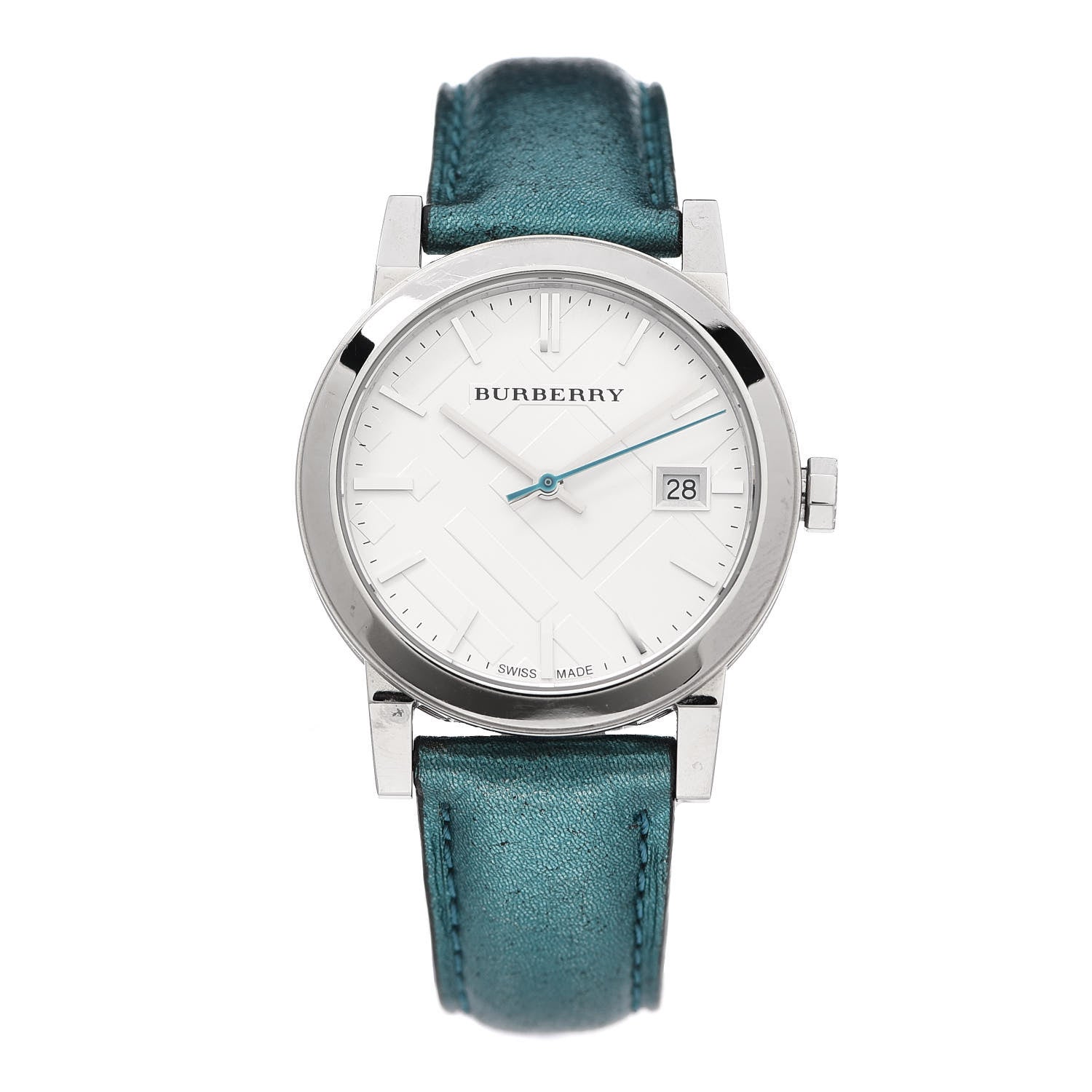 Burberry Stainless Steel Calfskin 34mm The City Quartz Watch BU9120 1 of 4