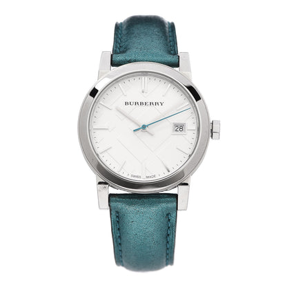 Burberry Stainless Steel Calfskin 34mm The City Quartz Watch BU9120 1 of 4