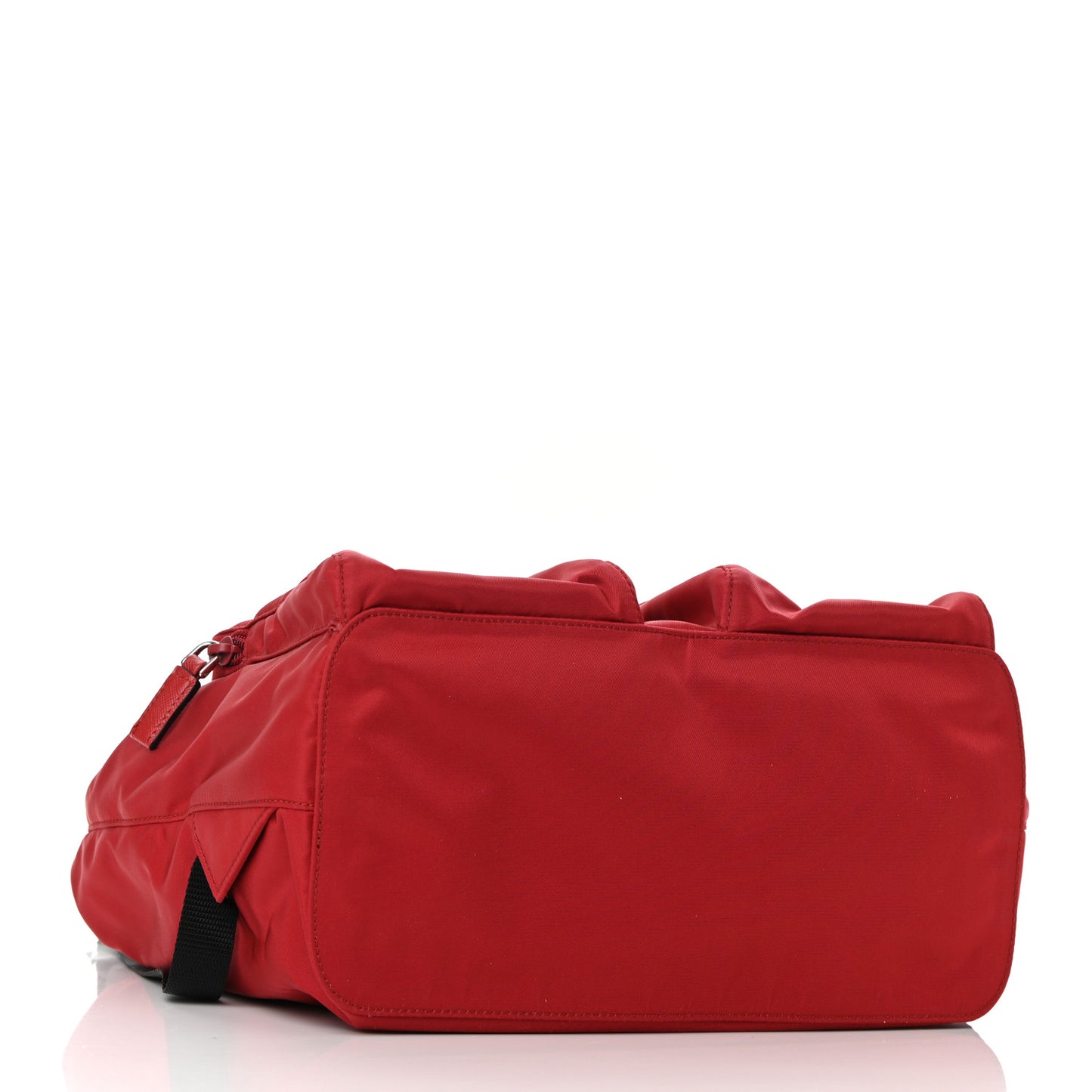 Tessuto Nylon Saffiano Vela Medium Backpack Fuoco