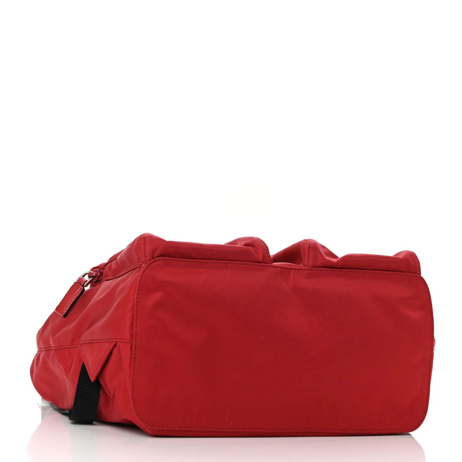 Prada Tessuto Nylon Saffiano Vela Medium Backpack Fuoco 3 of 8