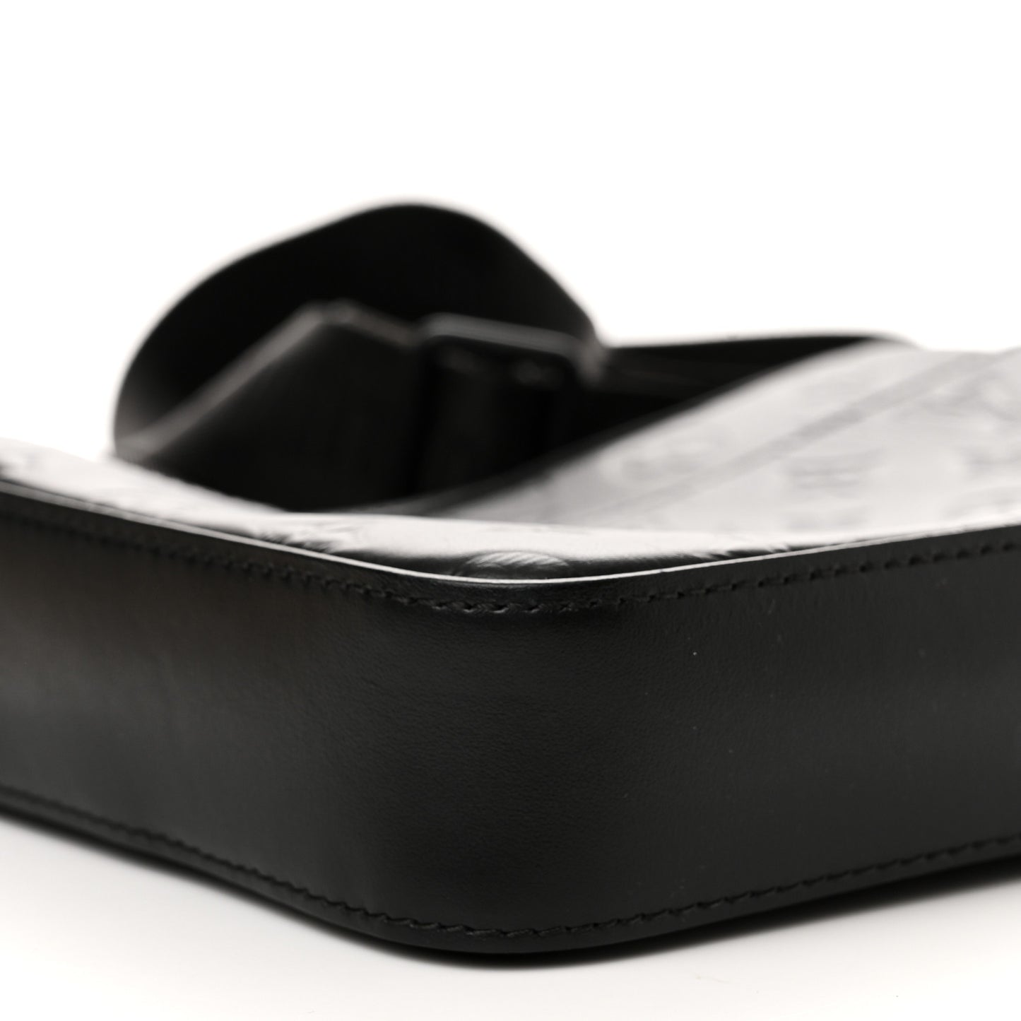 Calfskin Monogram Shadow Duo Messenger Black