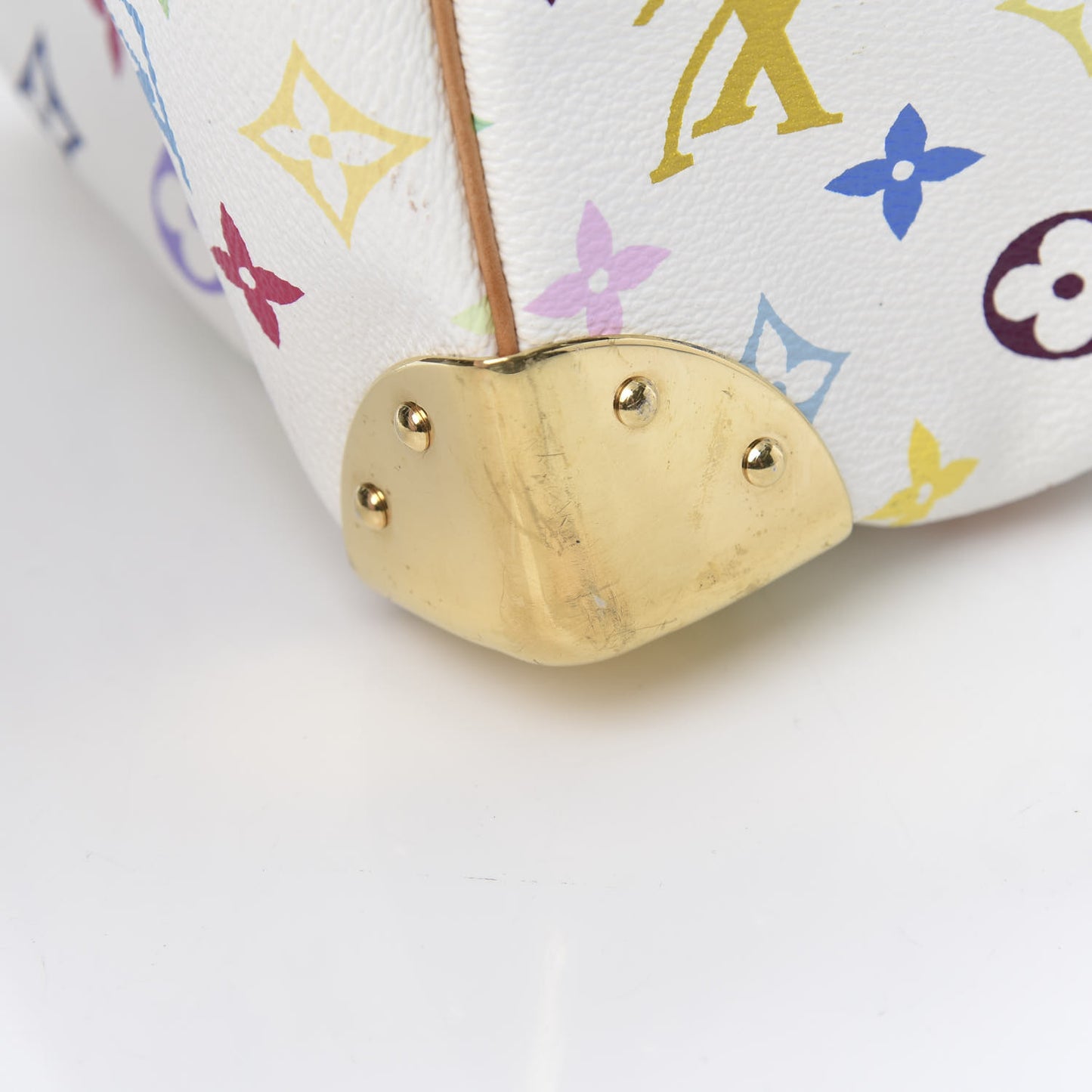 Monogram Multicolor Keepall 45 White