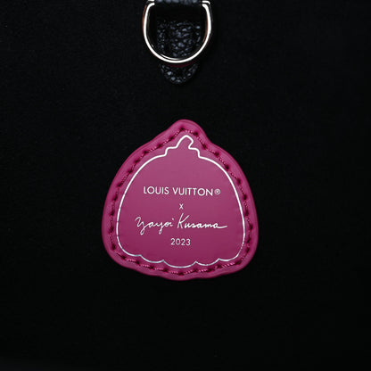 Louis Vuitton LV X YK Empreinte Monogram Giant Onthego MM Black Fuchsia 6 of 10