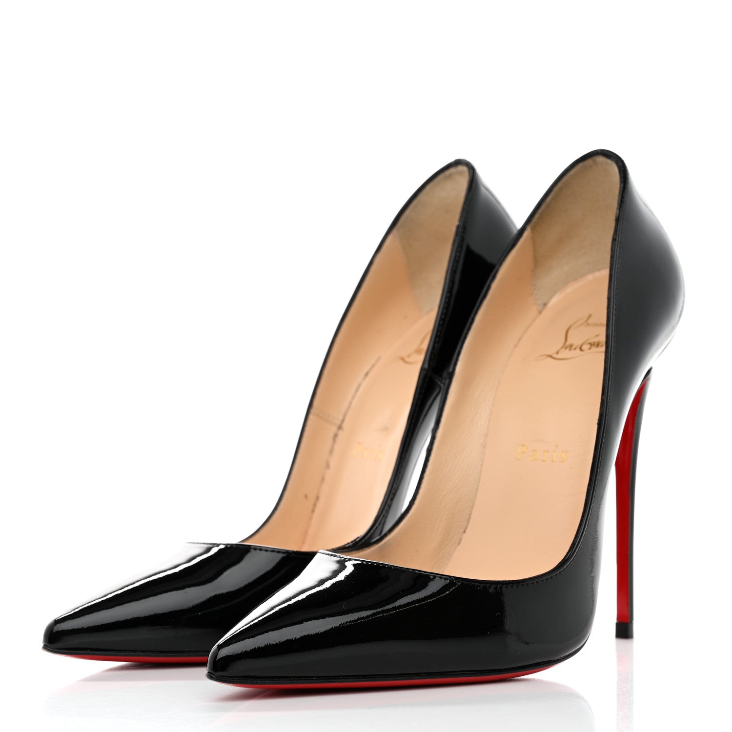 Christian Louboutin Patent So Kate 120 Pumps 37 Black 3 of 7