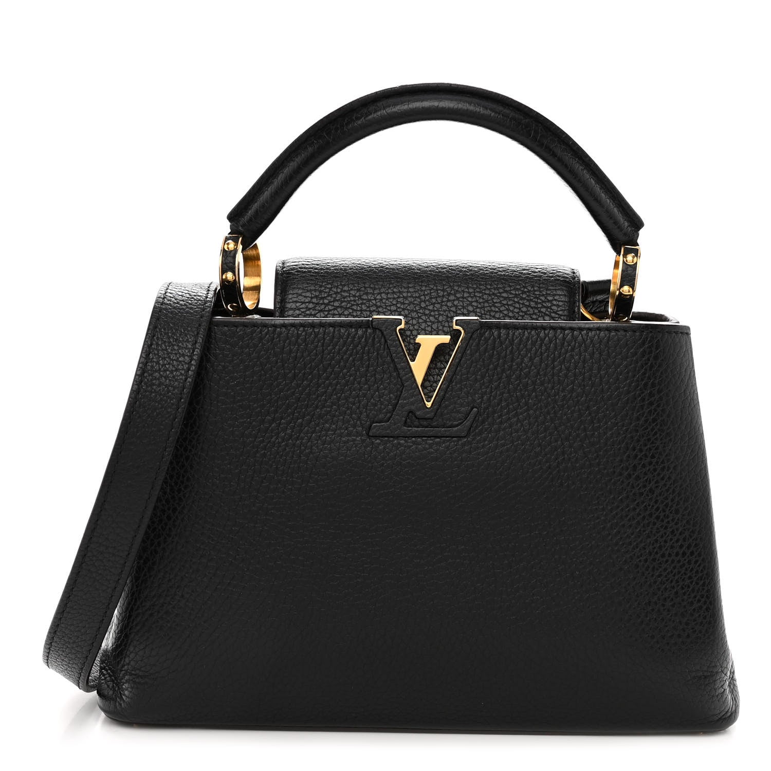 Louis Vuitton Taurillon Capucines BB Black 1 of 14