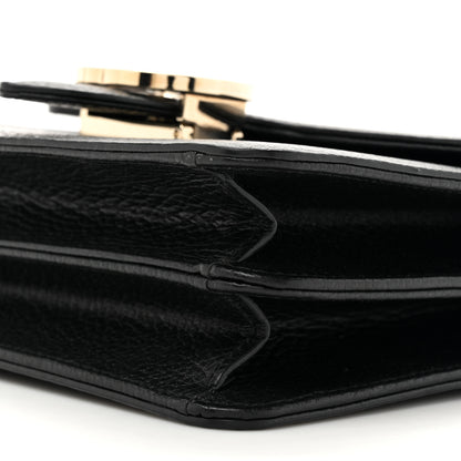 Gucci Dollar Calfskin Small Interlocking G Shoulder Bag Black 10 of 11