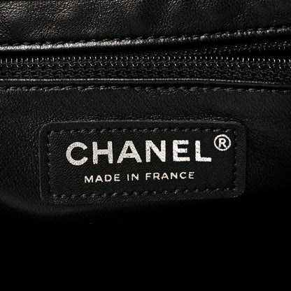 Chanel Lambskin Shearling Coco Neige Backpack Black 5 of 8