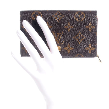 Louis Vuitton Monogram Porte-Monnaie Tresor Wallet 2 of 7