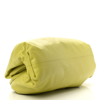 Bottega Veneta Smooth Butter Calf The Pouch Oversized Clutch Kiwi 4 of 8