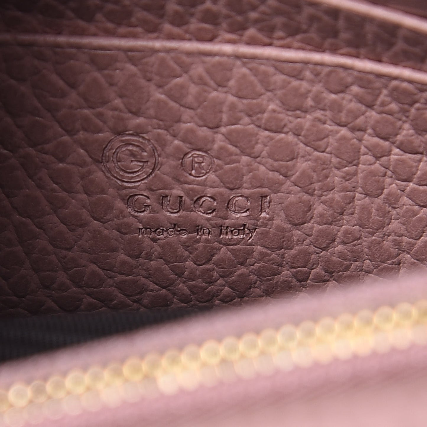 Dollar Calfskin Medium Betty Chain Wallet Soft Pink