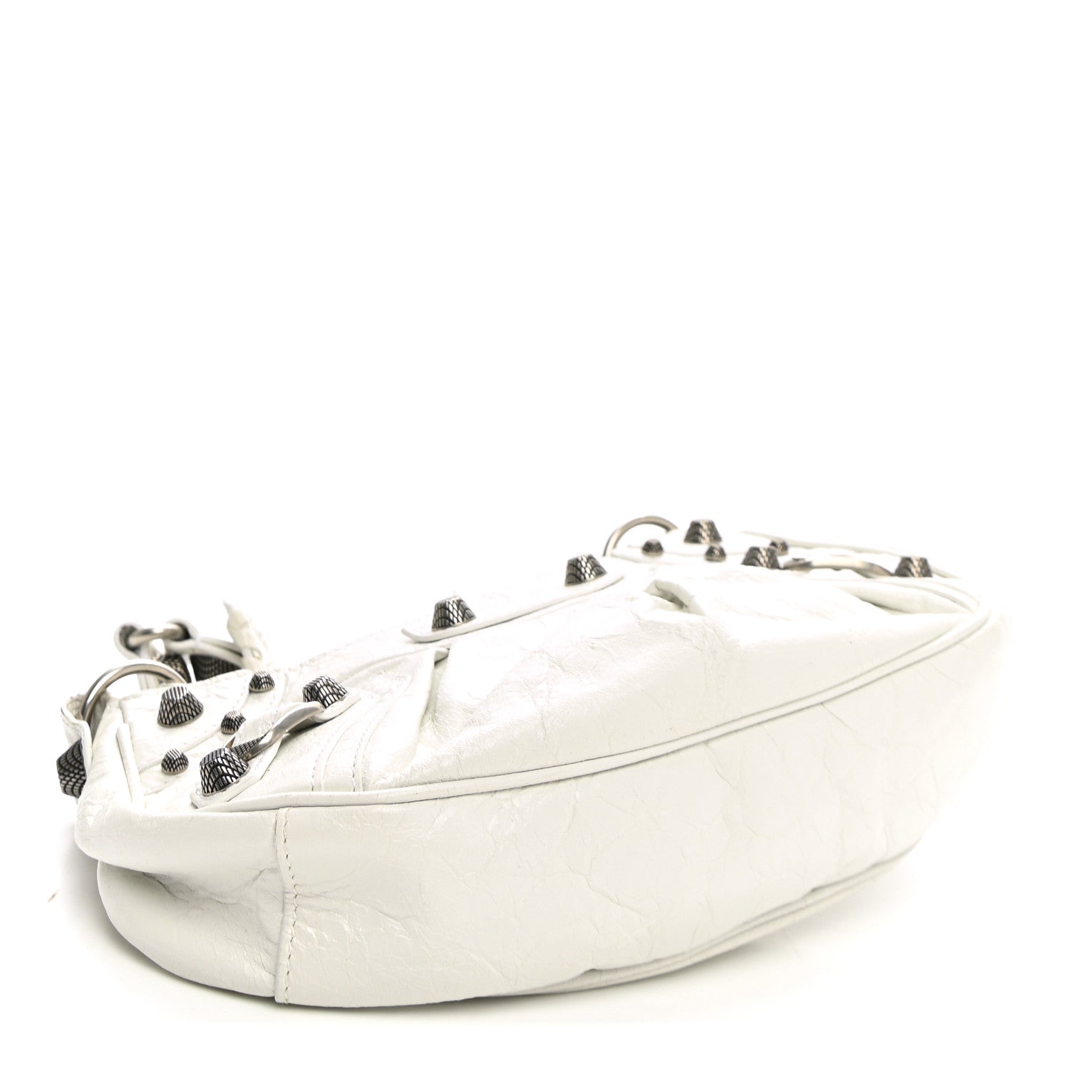Balenciaga Agneau Arena Le Cagole Shoulder Bag XS Optic White 4 of 10