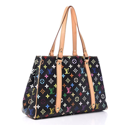Louis Vuitton Monogram Multicolor Aurelia MM Black 3 of 11