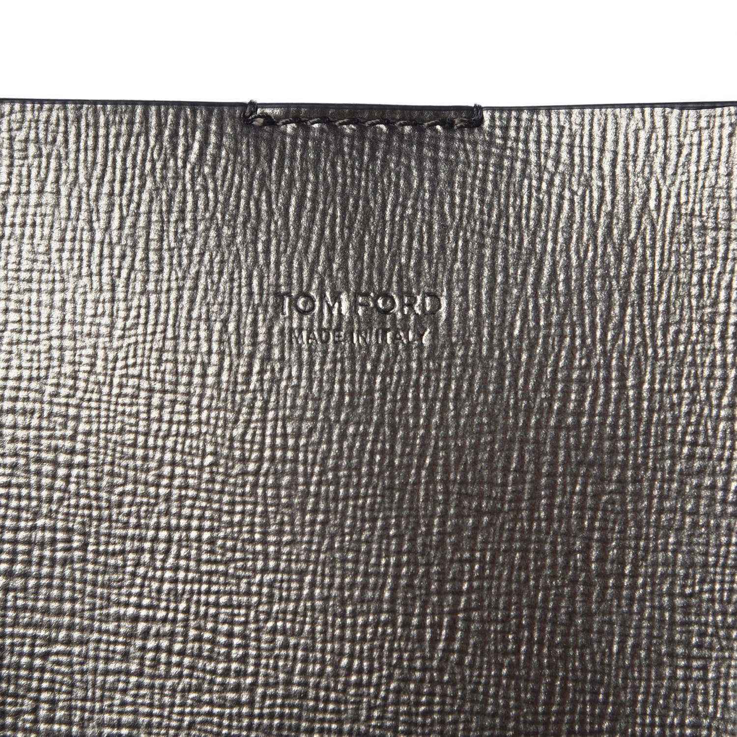 Tom Ford Laminated Calfskin Medium T Tote Anthracite 6 of 11