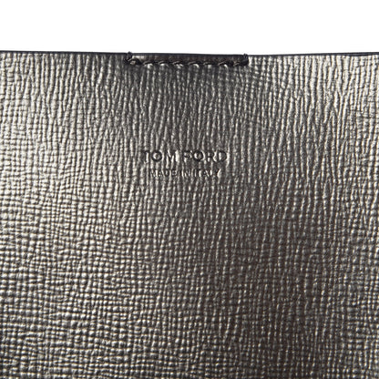 Tom Ford Laminated Calfskin Medium T Tote Anthracite 6 of 11