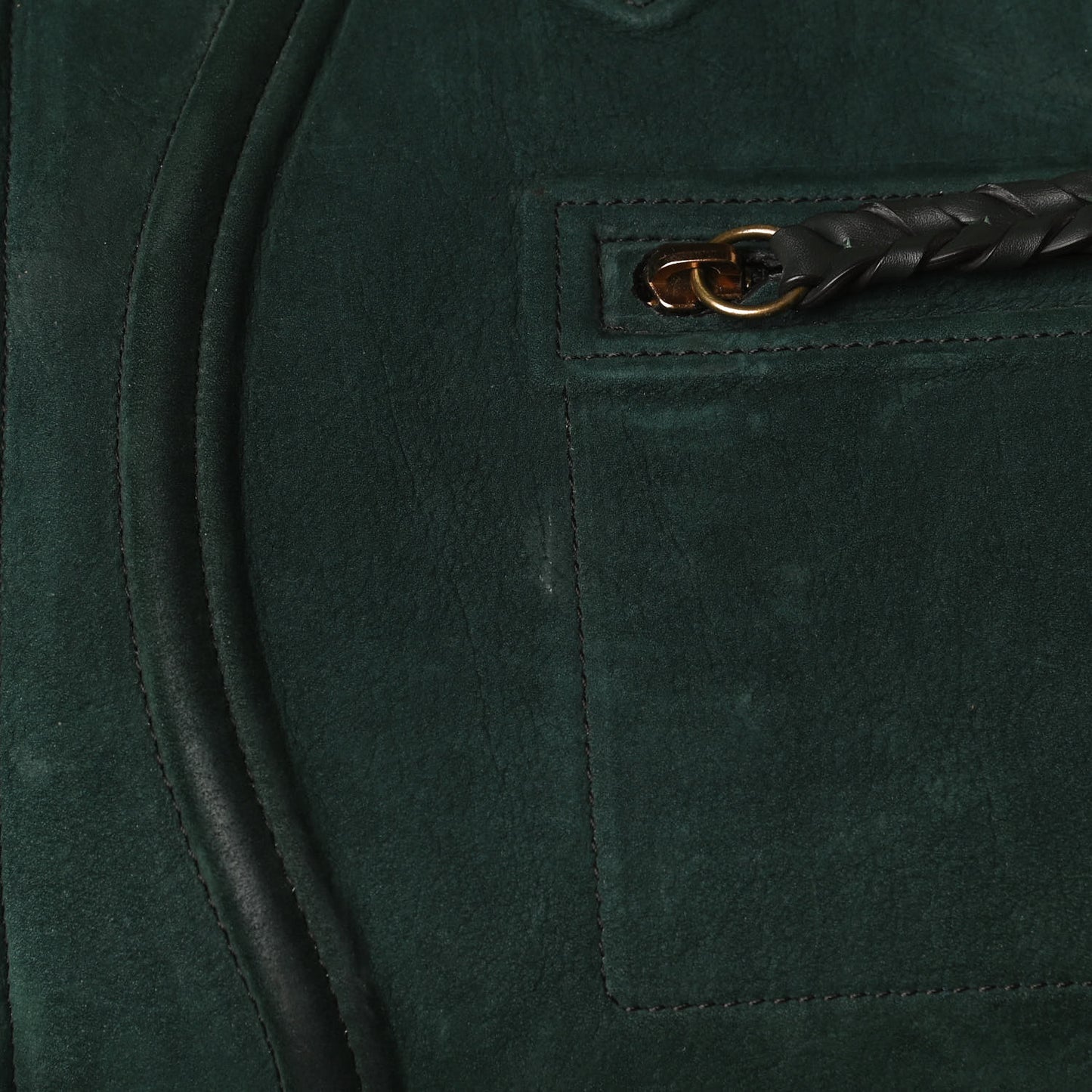 Nubuck Medium Phantom Luggage Bottle Green