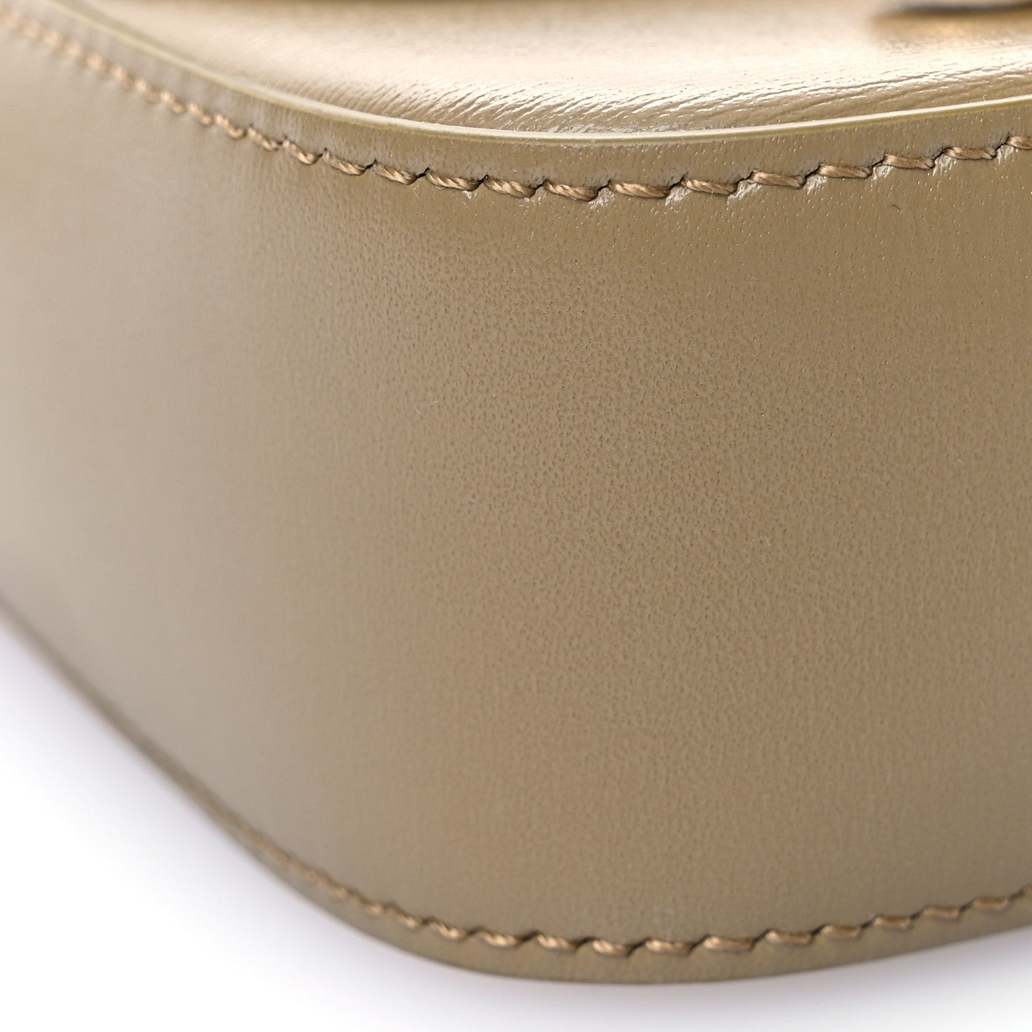 Celine Shiny Calfskin Mini Triomphe Olive 9 of 10