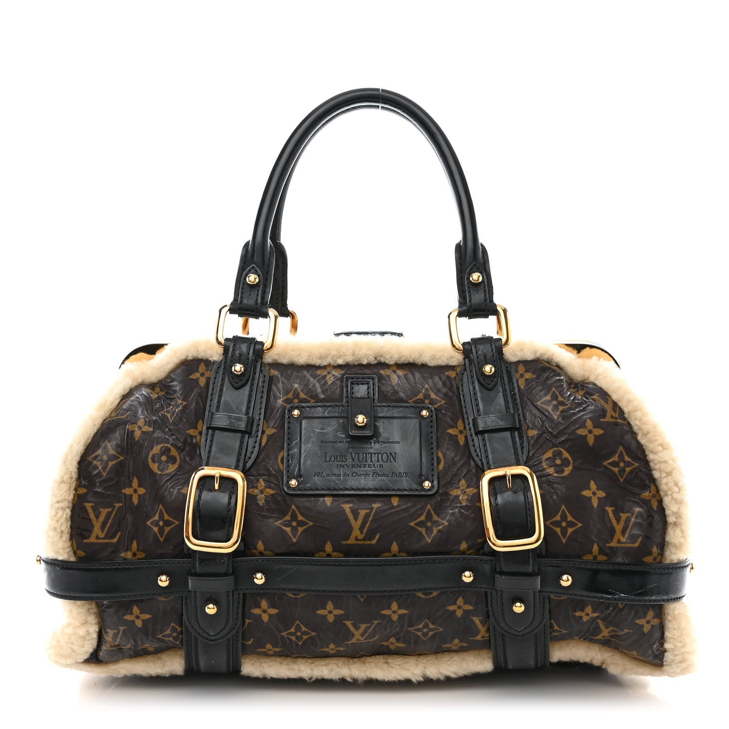 Louis Vuitton Monogram Shearling Storm Bag 1 of 11