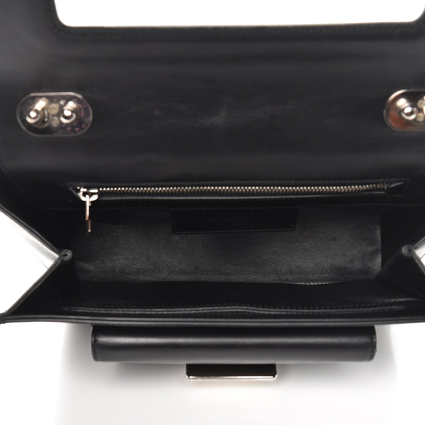 Calfskin Bal58 Shoulder Bag Black
