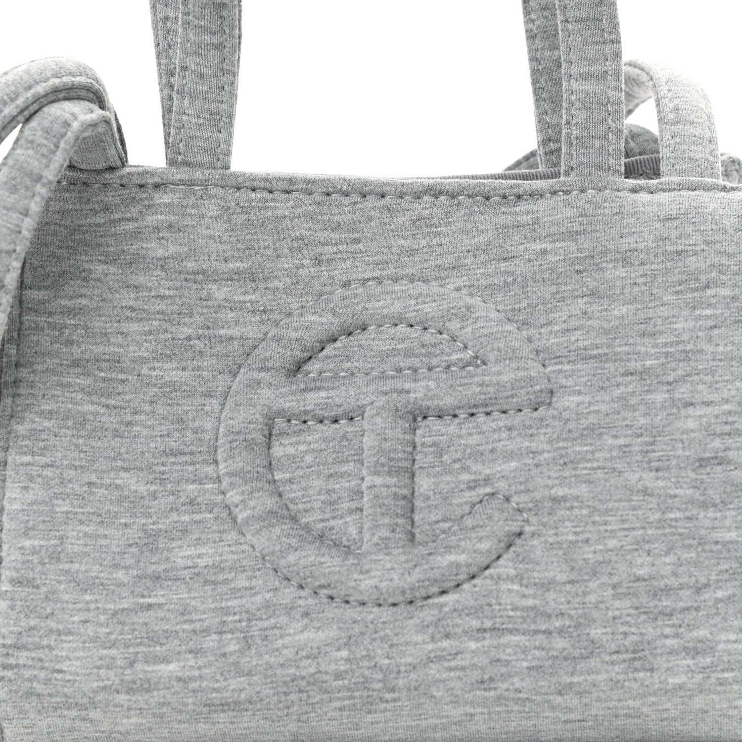 Telfar X UGG Fleece Small Shopping Bag Heather Grey 8 of 10