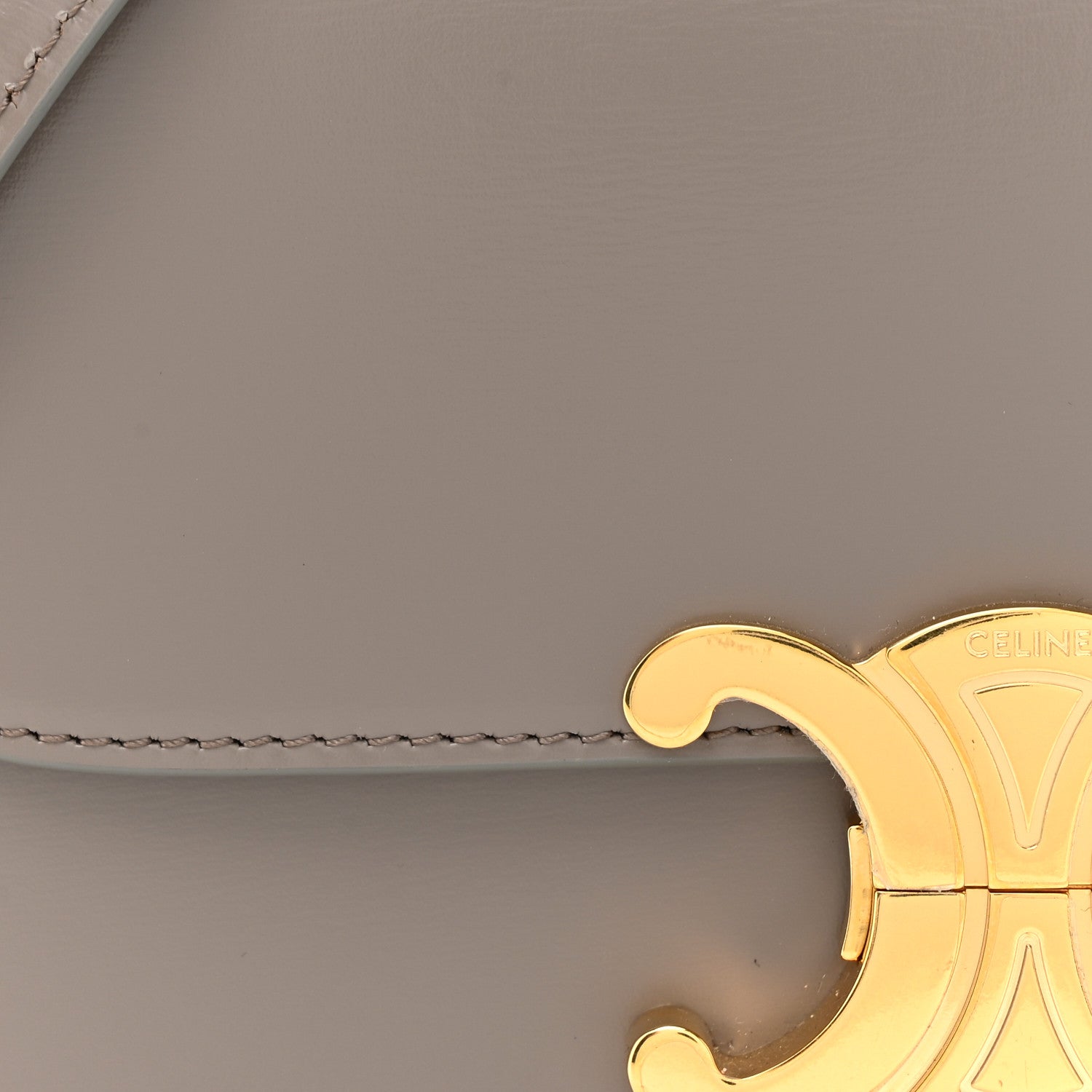 Celine Shiny Calfskin Teen Triomphe Pebble 8 of 12