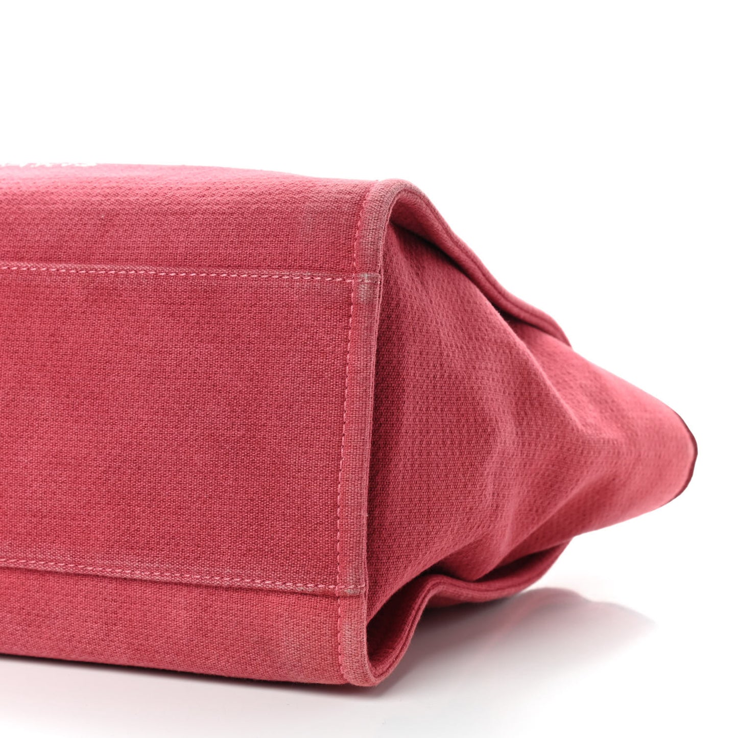 Canvas Medium Deauville Tote Red