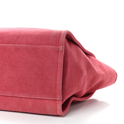 Chanel Canvas Medium Deauville Tote Red 7 of 10