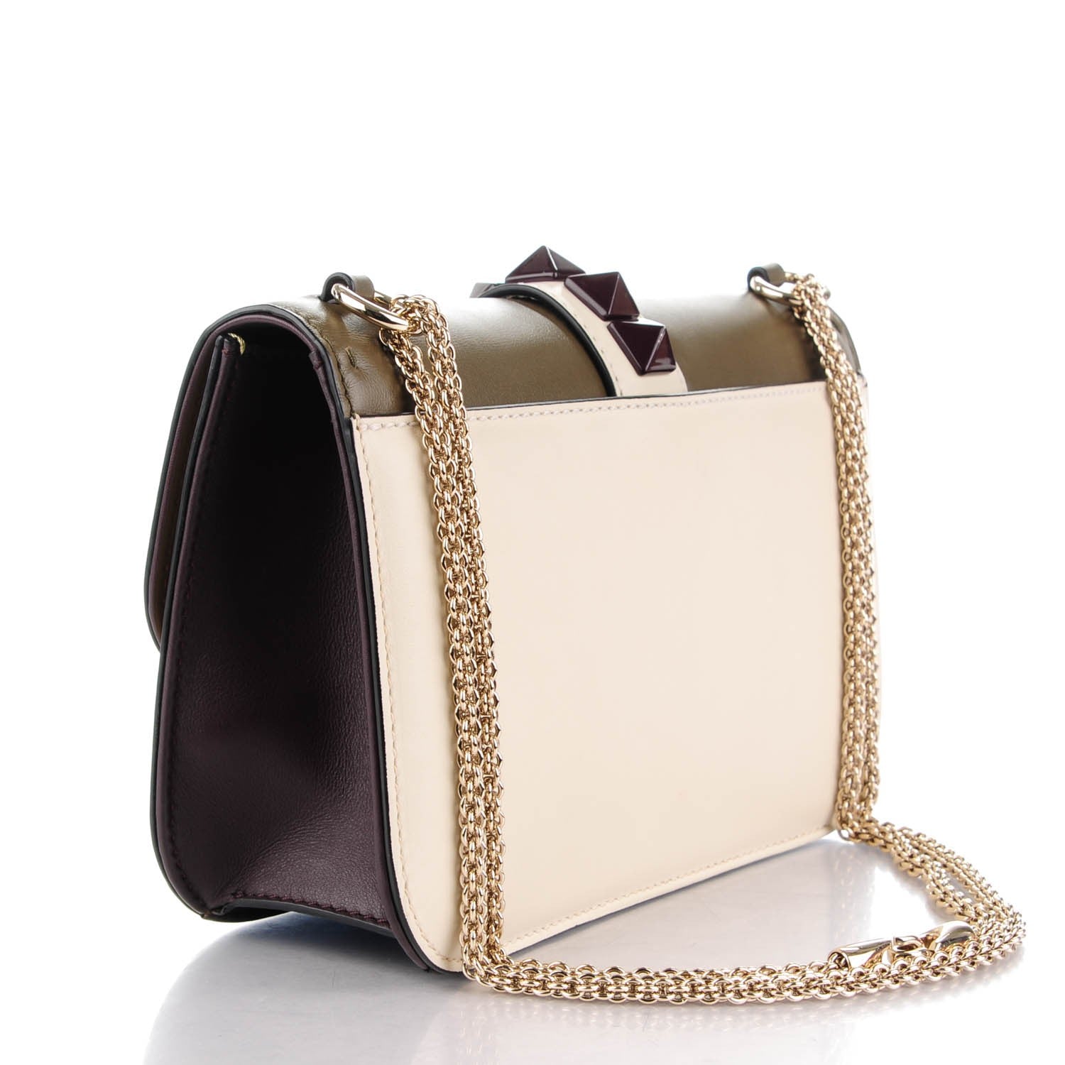 Valentino Garavani Vitello Medium Glam Lock Rockstud Flap Multicolor 3 of 7