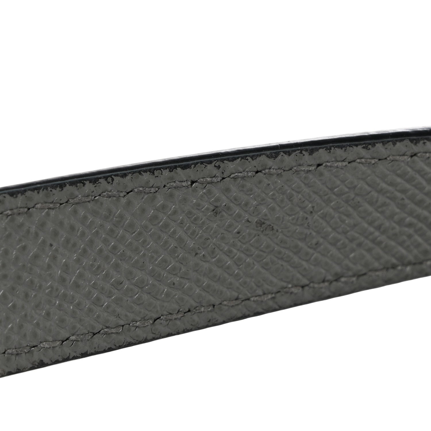 Christian Dior Grained Calfskin Saddle Bag Grey 12 of 12