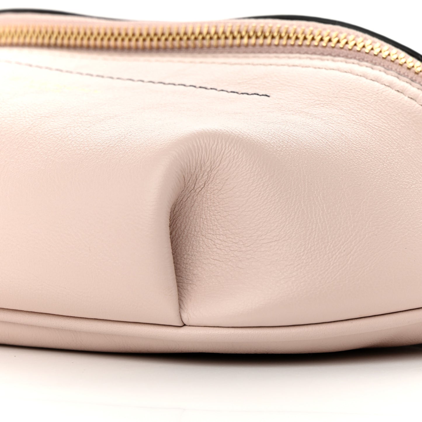 Calfskin Whip Belt Bag Pale Pink