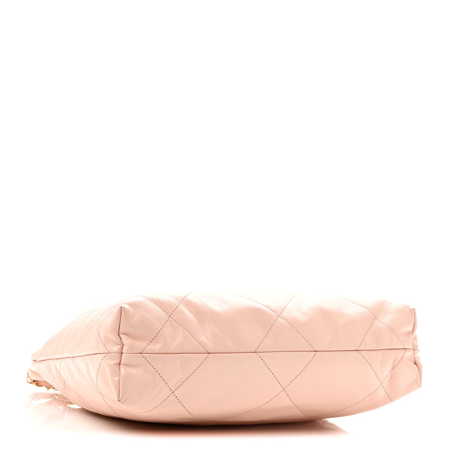 Shiny Calfskin Quilted Small Chanel 22 Light Pink