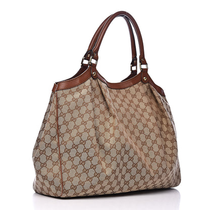 Gucci Monogram Large Sukey Tote Brown 3 of 13