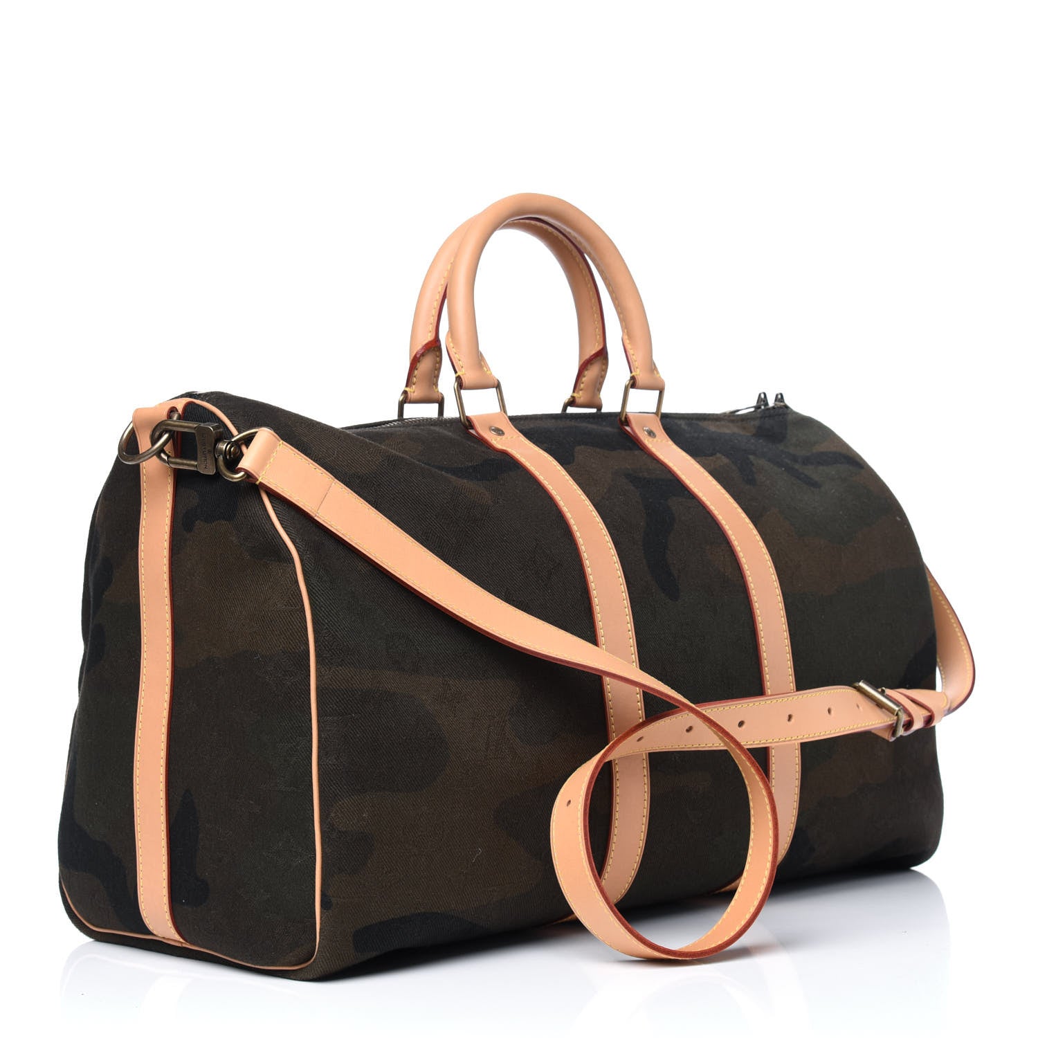 Louis Vuitton X SUPREME Monogram Camouflage Keepall Bandouliere 45 2 of 12
