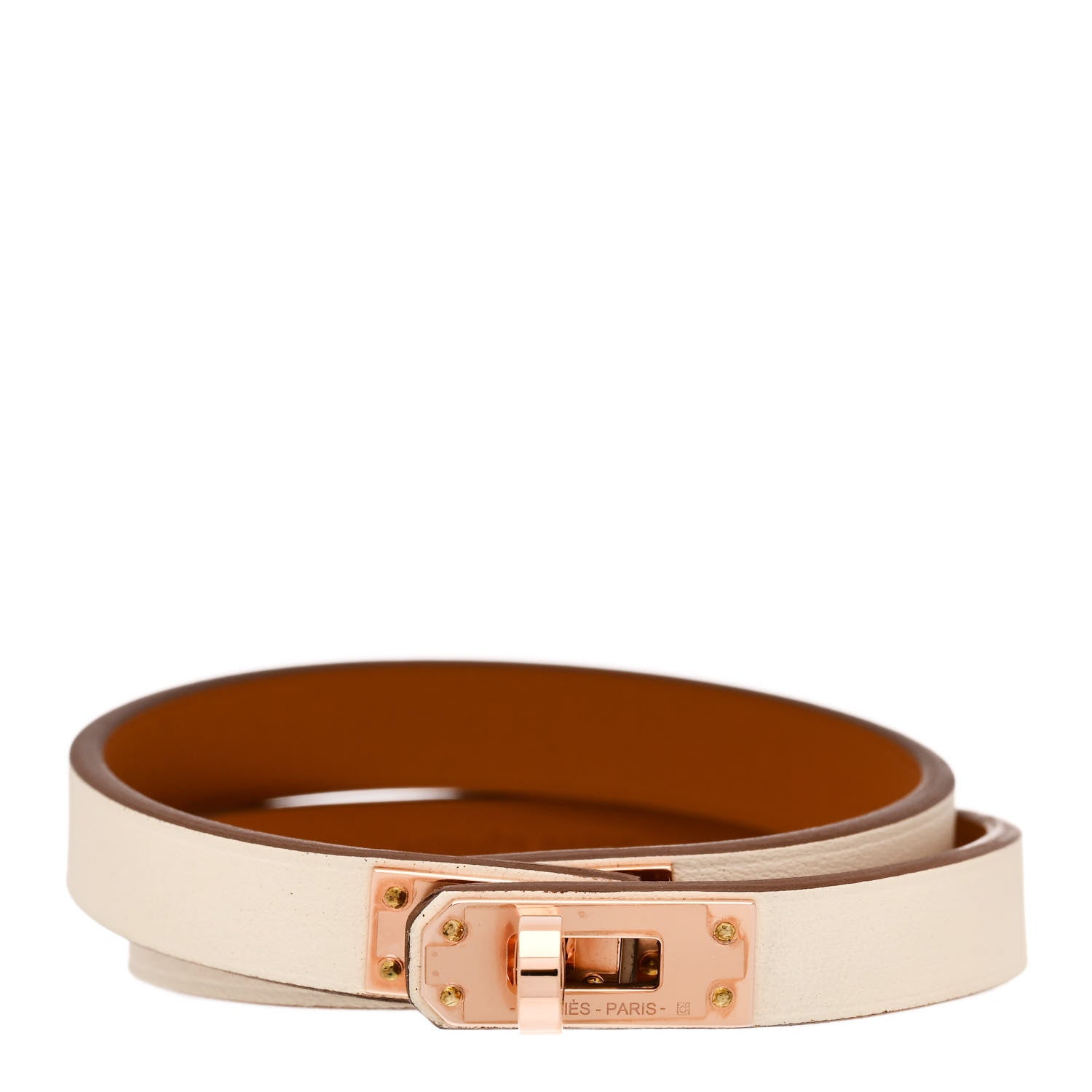Hermes Swift Mini Kelly Double Tour Bracelet T3 Nata 1 of 6