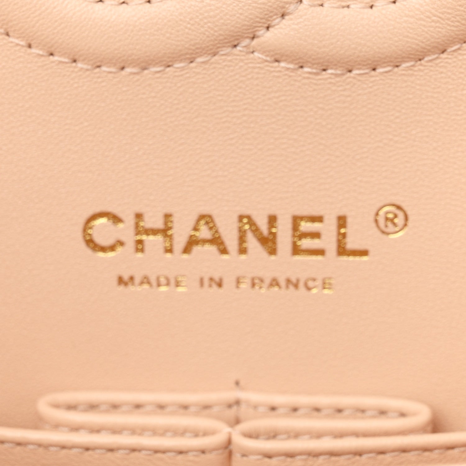 Chanel Caviar Quilted Medium Double Flap Beige 6 of 11