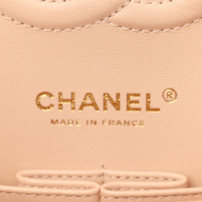 Chanel Caviar Quilted Medium Double Flap Beige 6 of 11