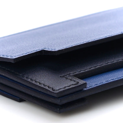 Hermes Swift Multiplis Card Holder Bleu Brighton Bleu Indigo 8 of 10