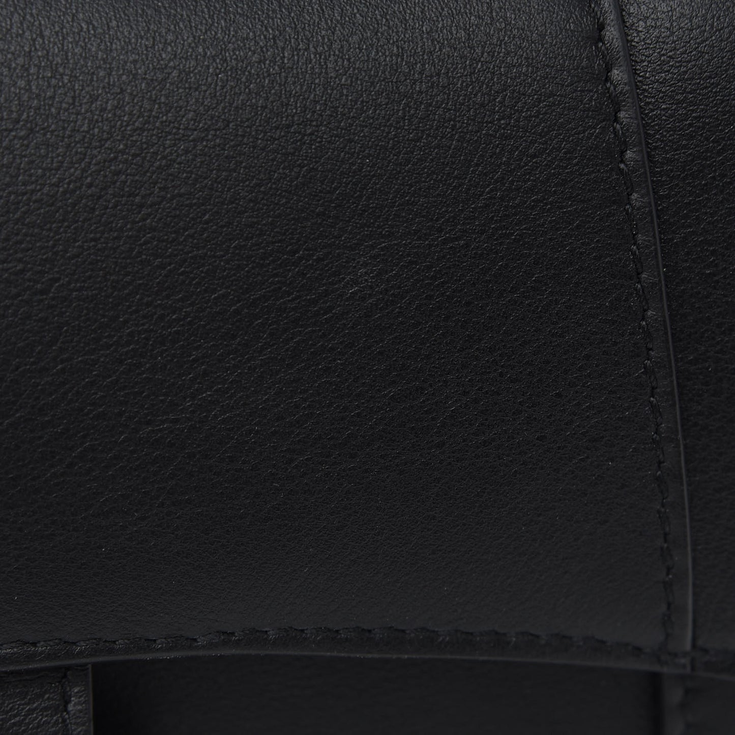Semi Shiny Smooth Calfskin Monochrome XS Downtown Shoulder Bag Black