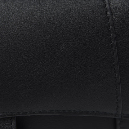 Balenciaga Semi Shiny Smooth Calfskin Monochrome XS Downtown Shoulder Bag Black 10 of 11