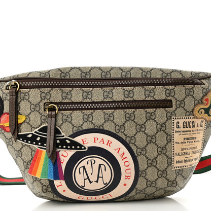 Gucci GG Supreme Monogram Courrier Belt Bag Beige New Acero 8 of 10
