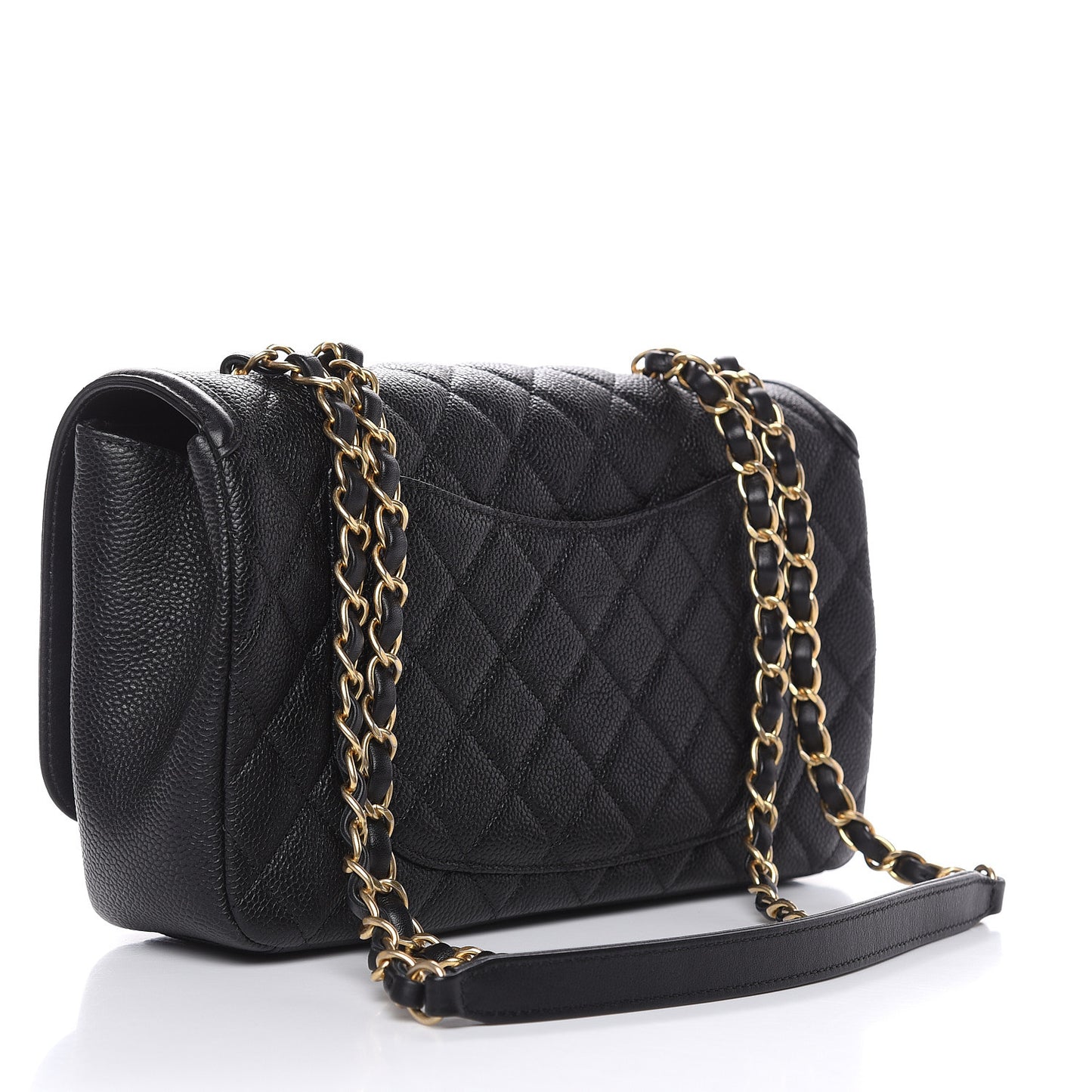 Caviar Quilted Medium CC Filigree Flap Black