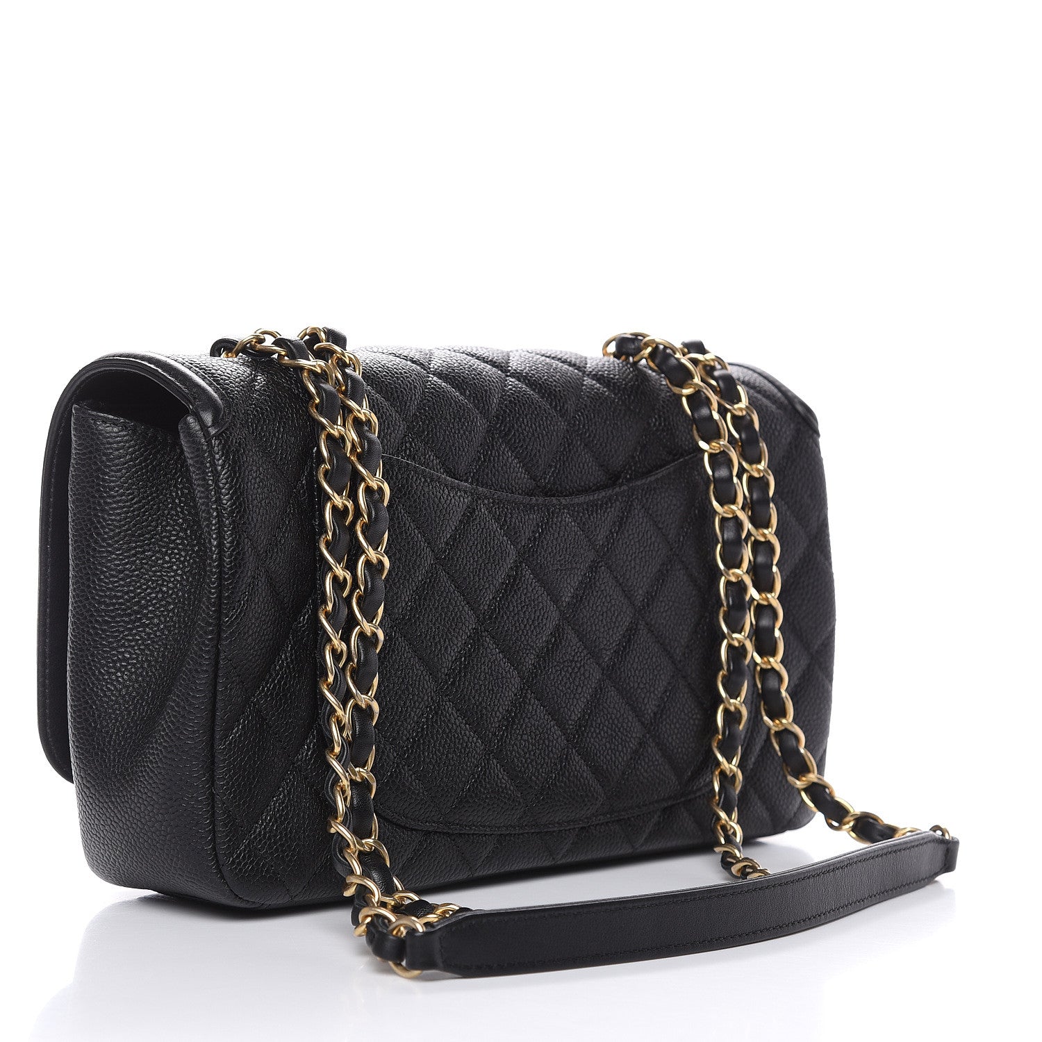 Chanel Caviar Quilted Medium CC Filigree Flap Black 3 of 11