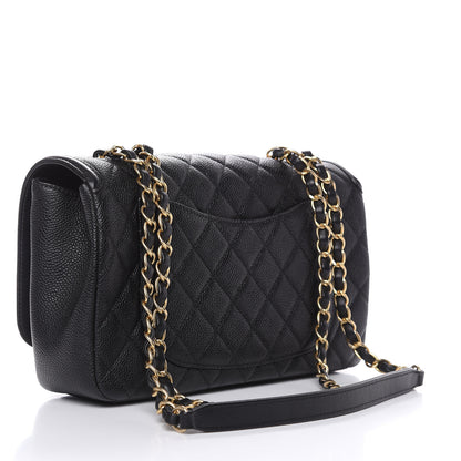 Chanel Caviar Quilted Medium CC Filigree Flap Black 3 of 11